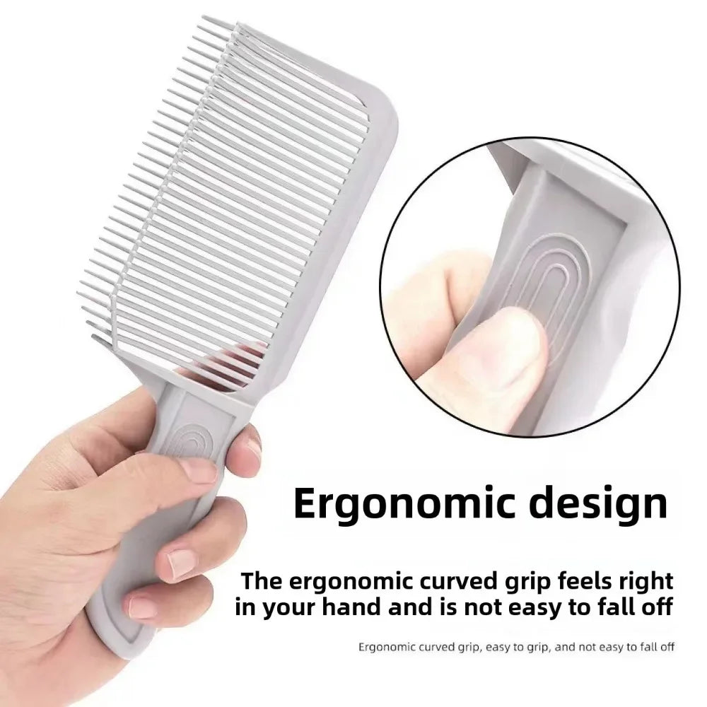 Peigne de mélange de cheveux pour hommes, 3 couleurs, pour décoloration, peigne plat en Arc, fournitures utilitaires de positionnement pour hommes, vente en gros, 2026