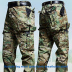 Pantalon de travail tactique résistant à l'eau pour hommes, poches multiples, Fans militaires d'extérieur, pantalons décontractés, Style américain printemps automne