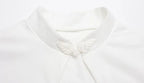 Ahagaga Fashion T-shirt d'été polyvalent pour femme, style club, avec découpe à la poitrine, manches courtes, effet taille cintrée, Y2k, sexy et décontracté