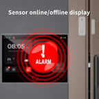 Système d'alarme domestique KERUI 4G/WiFi GSM avec écran tactile IPS de 7 pouces, compatible avec le système d'alarme de sécurité sans fil Tuya, anti-cambriolage