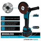Meuleuse d'angle électrique sans fil Makita DGA404 18V haute puissance 125mm/100mm, machine de découpe et de polissage rechargeable