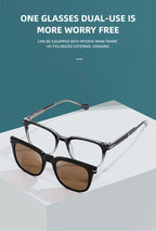 KANSEPT carré hommes lunettes de soleil femmes Lunettes de lecture magnétique Clip-on Lunettes femmes monture de Lunettes Lunettes myopie lentilles