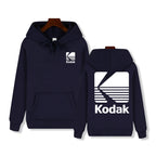 Kodak marque rétro tendance Hip Hop Y2K imprimer vêtements de rue quotidien automne hiver Sports de plein air compétition chaud décontracté hommes à capuche