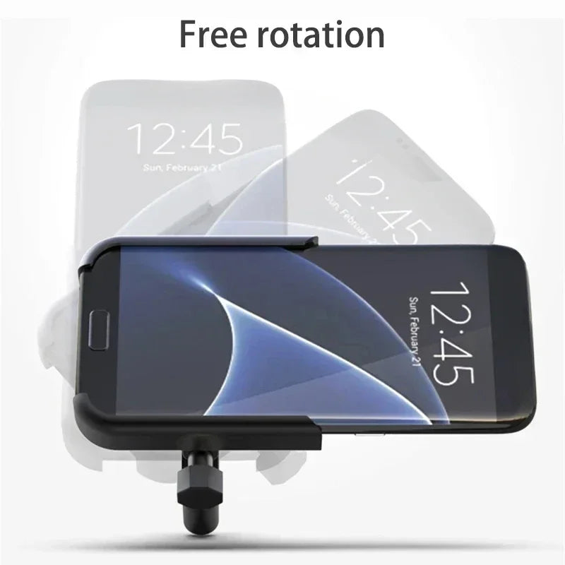 Support de téléphone universel en alliage d'aluminium pour guidon de moto, rétroviseur de vélo, support de téléphone portable pour moto