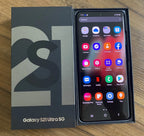 Samsung-Téléphone portable Android débloqué Galaxy S21 Ultra, S21U, 5G Touriste, Sim G9980, 6.8 ", Dean 256, 512 Go de RAM, 12 Go, Snapdragon, NDavid, Original