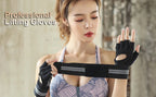 1 paire de gants de Fitness demi-doigt avec Support d'enveloppe de poignet pour hommes et femmes, équipement d'entraînement de Crossfit, équipement de musculation