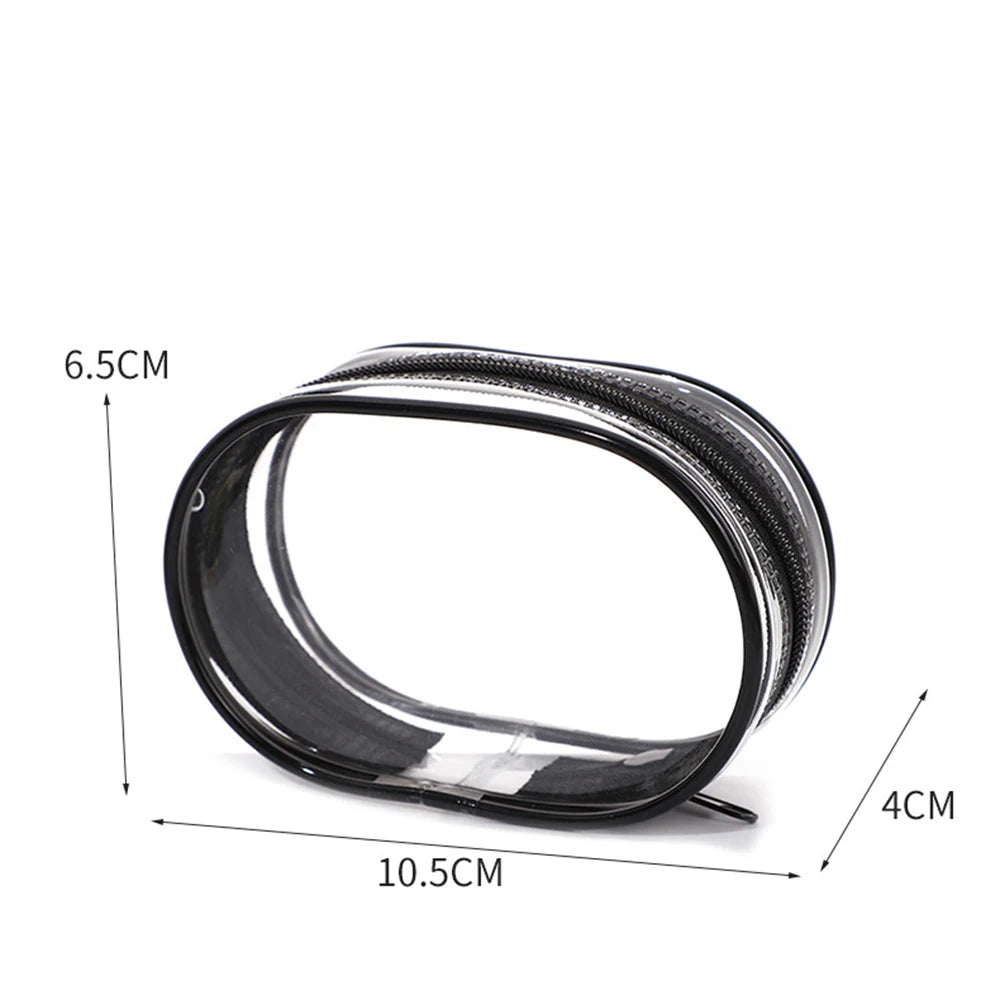 Mini sac de rangement Portable à fermeture éclair transparente, porte-clés poupée de dessin animé, jouet pour enfants, boîte mystère, organisateur pour écouteurs, chargeur, sac cadeau