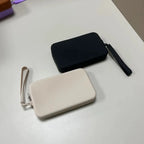Portefeuille rectangulaire en Silicone, sac de rangement peu encombrant, sacs à main de transport multifonctions, sacs mobiles pour pièces de monnaie pour hommes et femmes