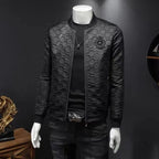 Veste pour hommes printemps/automne nouvelle marque à la mode à la mode coupe ajustée Style mince Badge à la mode brodé veste de Baseball décontracté