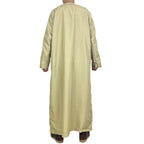 Nouveaux hommes musulmans à manches longues Robe pull Abaya Daffah Jubba Thobe Pakistan saoudien arabe caftan Islam vêtements Robe de prière Afghan