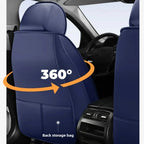 Coussin de siège auto ergonomique – Cuir Nappa et soie glacée, éponge haute résilience, confort toutes saisons pour la plupart des véhicules