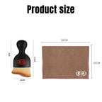 Outils de nettoyage intérieur de voiture, serviettes de lavage en microfibre, brosse de nettoyage pour KIA EV6 Stinger RIO Sorento Picanto Ceed Borrego Syros K4