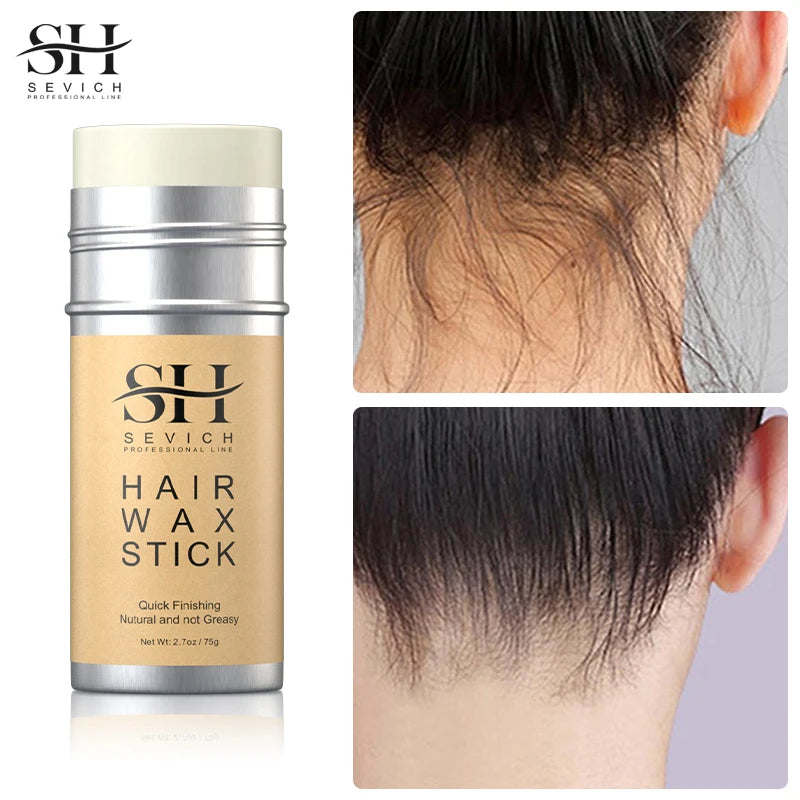 Cire coiffante professionnelle pour femmes, pommade Anti-frisottis, lissante, cheveux cassés, boue, cheveux en désordre, tige de cire de contrôle pour perruques naturelles