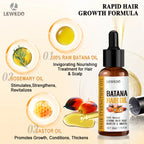 Sérum d'huile de Batana pour la croissance des cheveux, huile essentielle pour cheveux à croissance rapide, soins capillaires de beauté, Essence Anti-perte de cheveux, réparation naturelle des cheveux endommagés