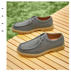Chaussures de marche en cuir de vache pour hommes, mocassins décontractés à semelle Durable, à la mode, nouvelle collection printemps-automne 2026