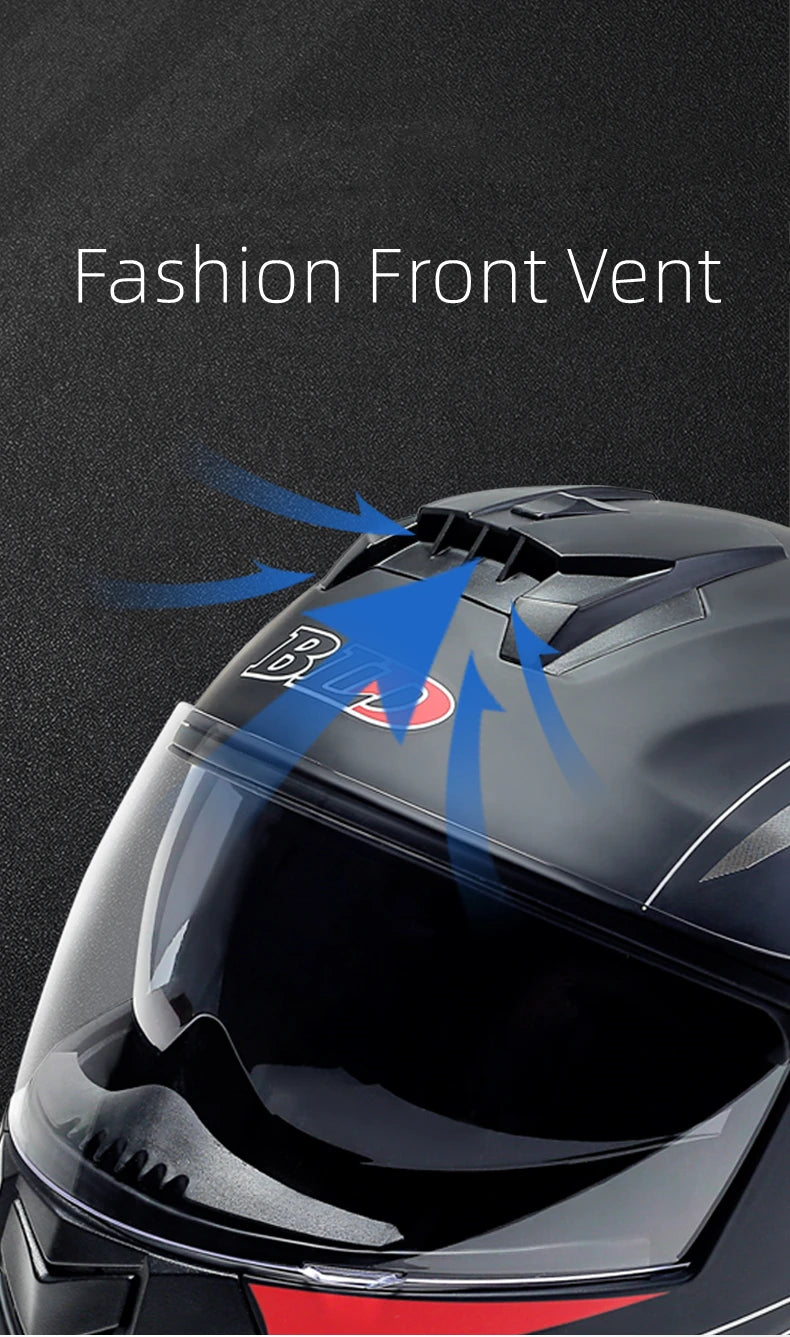 D'expériences de moto modulaires personnalisés pour hommes et femmes, casque de moto intégral, lentille de tourisme, course de motocross, mode