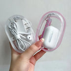 Mini sac de rangement Portable à fermeture éclair transparente, porte-clés poupée de dessin animé, jouet pour enfants, boîte mystère, organisateur pour écouteurs, chargeur, sac cadeau