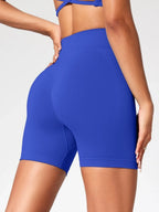 Short de sport pour femme sans couture, taille haute, moulant, pour fitness, entraînement, yoga, course à pied, cyclisme, avec effet push-up