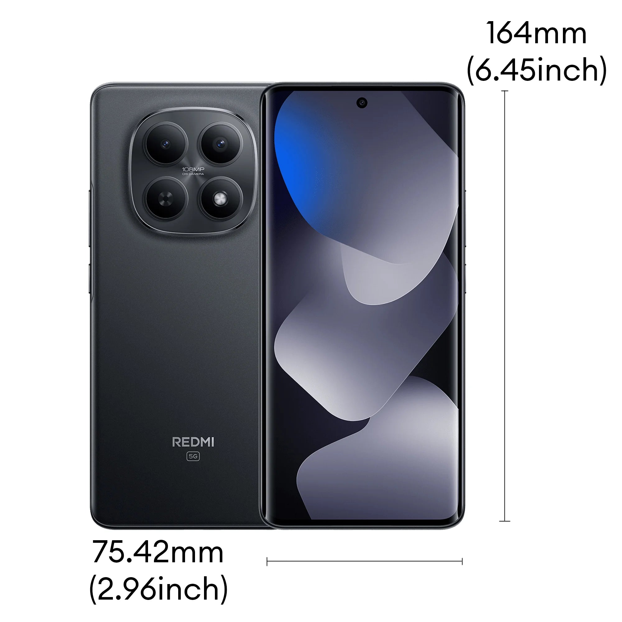 Xiaomi Redmi Note 15 5G 8+256GB Version Globale Snapdragon ®   Plateforme mobile 6 Gen 3, écran 6,77 pouces 120 Hz, appareil photo 108 MP, 5520 mAh, 45 W