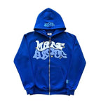 Sweat à capuche avec fermeture éclair pour femmes et hommes, rétro américain, étoile et lettres imprimées, Section printemps-automne Y2K, veste Cardigan de marque à la mode paresseuse