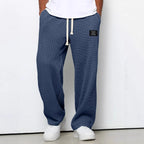 Pantalon de jogging décontracté pour homme 2026, coupe droite, taille élastique, jambe large, vêtements de sport pour homme, collection Printemps/Automne