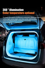 Bande lumineuse à flux dynamique pour coffre de voiture, 400cm, marche/arrêt automatique, lampe de balayage, bande lumineuse Flexible et étanche, Installation cachée