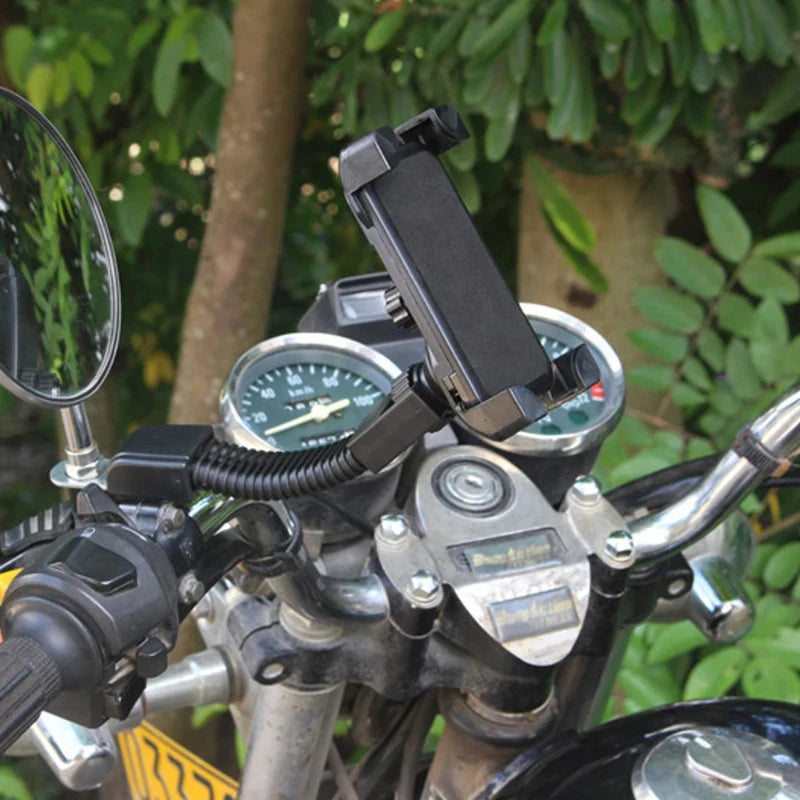 Support de téléphone pour Moto, Support de rétroviseur pour Scooter, sac étanche, accessoires pour téléphones mobiles