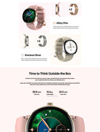 Nouveau 2026 Zeblaze LILY 2 appel vocal femme Smartwatch Double sangle 1.2 "HD AMOLED affichage surveillance de la santé sport montre intelligente