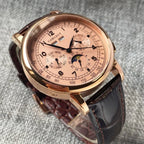 Montre automatique pour hommes Multification Date jour mois année 316L montre mécanique pour hommes boîtier poli indicateur jour/nuit 42mm