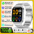 Nouvelle montre connectée 2026 pour femmes, suivi sportif et de forme physique, étanche IP68, fréquence cardiaque 24h intégrée, appels Bluetooth, montre connectée tendance pour femmes
