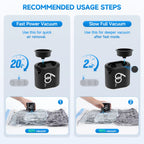 Pompe électrique sans fil 60 Kpa, pour sacs de rangement sous vide, voyage, pompe à Air Rechargeable 3600mAh, divers sacs économiseurs d'espace pour vêtements