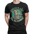Hommes femmes Futuramas sauver thr planète t-shirt pur coton vêtements amusant à manches courtes col rond T-Shirts idée cadeau T-Shirts