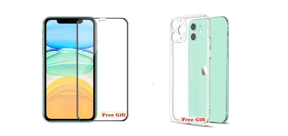 iPhone 11 64/128/256GB ROM 6.1 "Retina liquide d'origine IPS LCD Face ID A13 IOS véritable iPhone11 débloqué 4G LTE