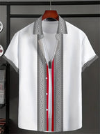 Chemise Simple pour hommes, imprimé en 3D, rétro, mode, sweat-shirt de plage à manches courtes, rue hawaïenne, vêtements pour hommes