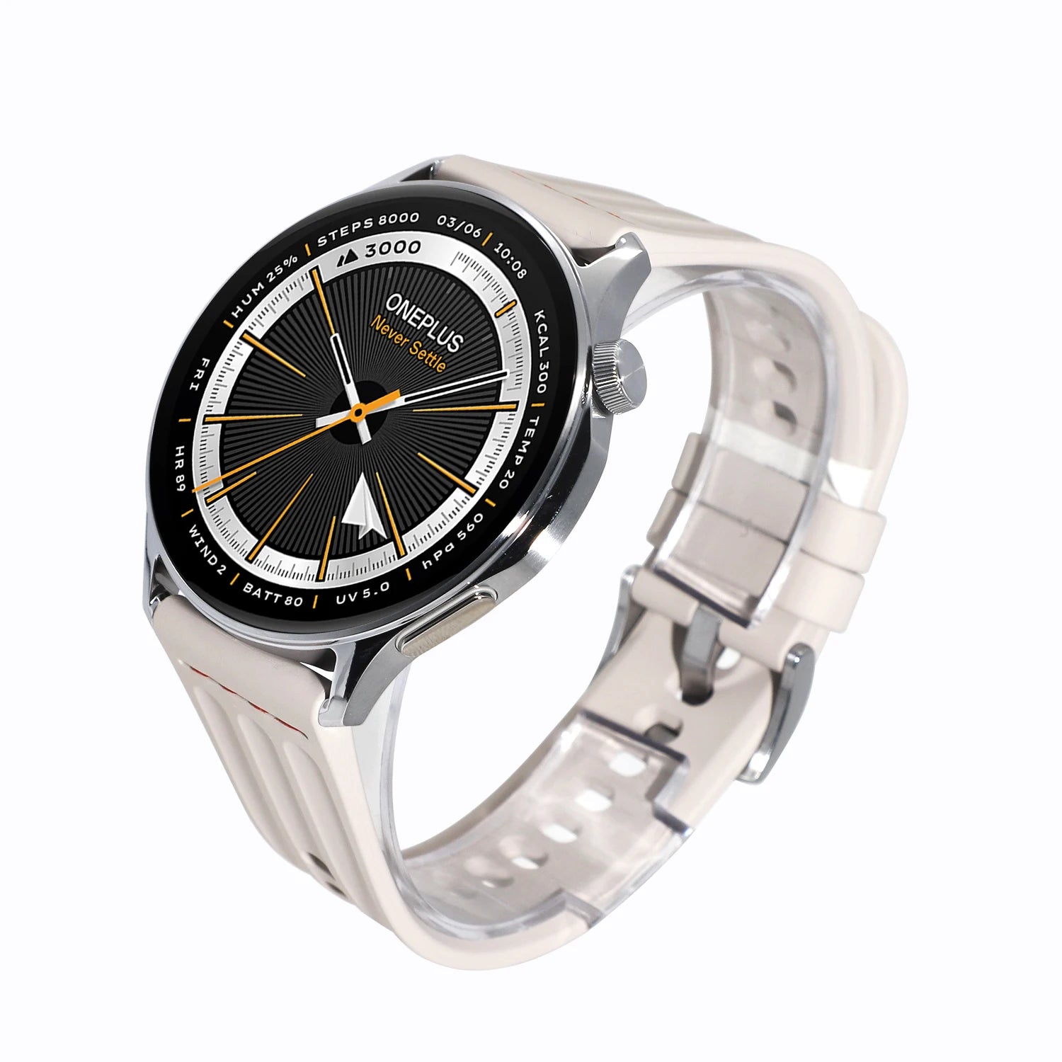 Montre connectée OnePlus Watch Lite version globale, écran AMOLED 1,46'', jusqu'à 10 jours d'autonomie, IP68, BT 5.2, plus de 100 modes sportifs