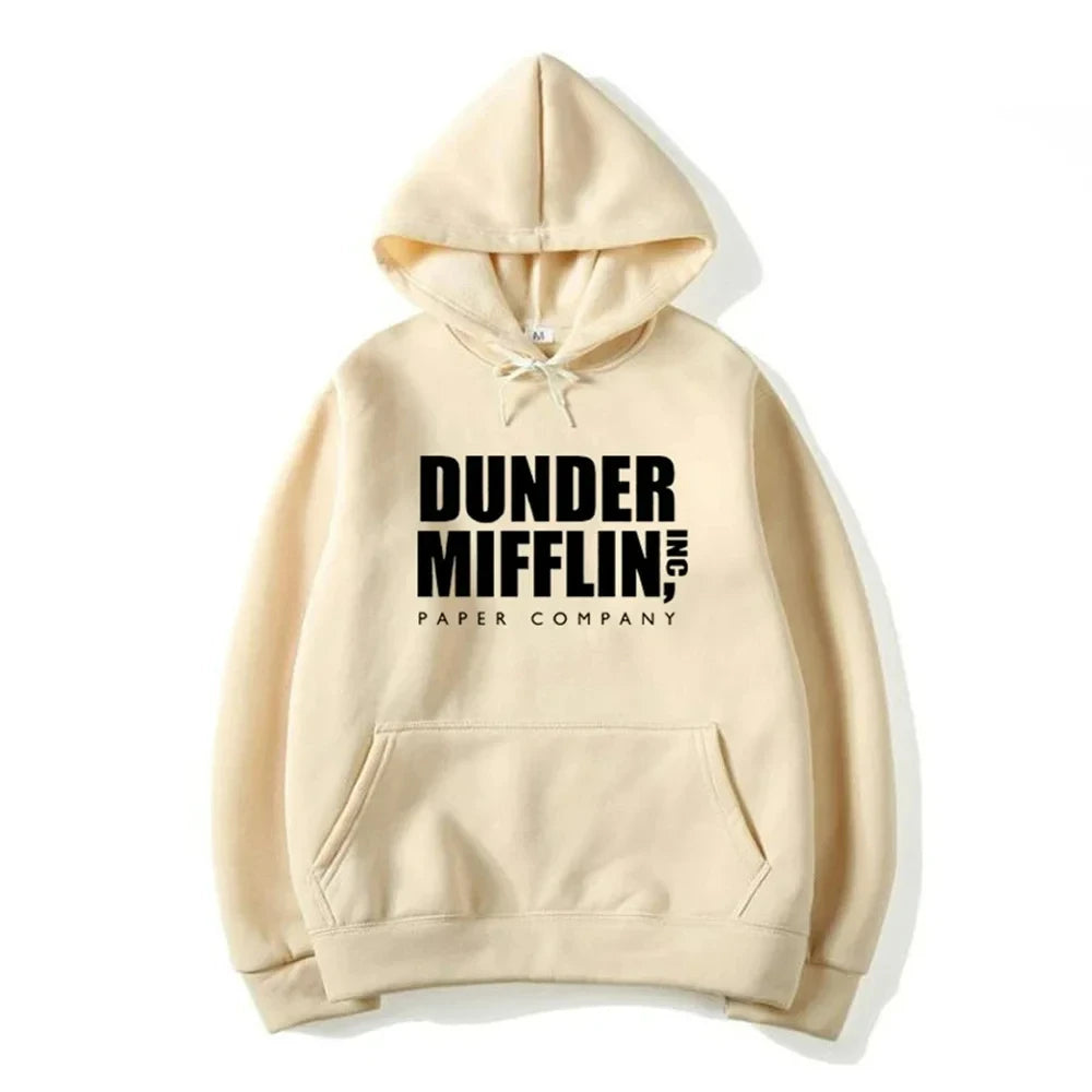 2026 le bureau Dunder Mufflin INC papier à capuche Dwight Schrute sweat hommes sweat à capuche pour femme pull décontracté pull à capuche
