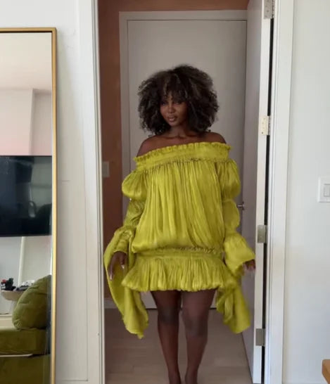 Haut plissé chic et féminin, style vintage, élégant, modeste, glamour, drapé, fluide, pour femme, décontracté, tendance, pour soirée ou streetwear