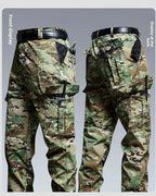 Pantalon de travail tactique résistant à l'eau pour hommes, poches multiples, Fans militaires d'extérieur, pantalons décontractés, Style américain printemps automne