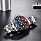 PAGANI DESIGN 40mm automatique GMT montre-bracelet en acier inoxydable étanche hommes montre haut de gamme mécanique sport montres hommes PD-1662
