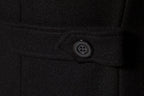 Coupe-vent long en laine à double boutonnage pour hommes, col rabattu, coupe couvertes, vêtements d'extérieur pour hommes, mode printemps, automne