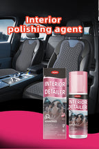 Nettoyant pour l'intérieur des voitures, Polish pour l'intérieur des véhicules, Nettoyant pour l'intérieur des voitures 100 ml, Spray de nettoyage intérieur, Nettoyant complet pour l'intérieur des voitures