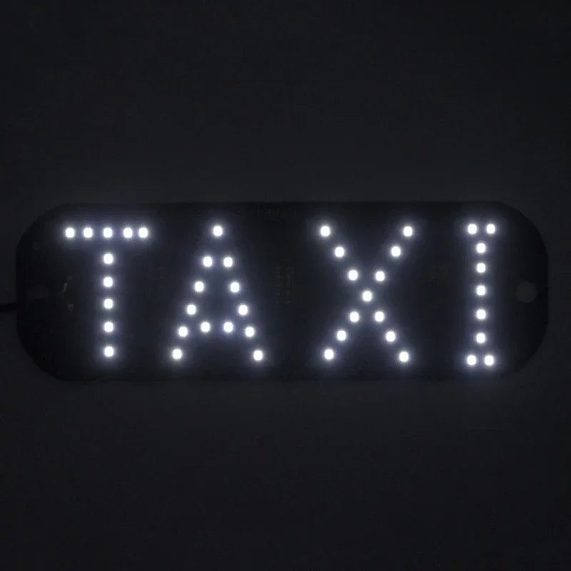 Panneau fenêtre voiture à lumière LED avec USB interrupteur marche/arrêt pour covoiturage, panneau lumineux