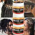 Stylage tressage Gel cire carburateur longue durée forte tenue pommade Anti-frisottis lisse finition des cheveux façonnage contrôle des bords des cheveux
