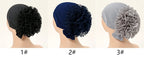 Mousseline de soie pour femmes musulmanes, panhua, chapeau astronomique fin, enveloppement de la tête Islam, turban arrière, bande de sauna féminine, document solide