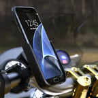 Support de téléphone universel en alliage d'aluminium pour guidon de moto, rétroviseur de vélo, support de téléphone portable pour moto