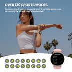 Nouveau 2026 Zeblaze LILY 2 appel vocal femme Smartwatch Double sangle 1.2 "HD AMOLED affichage surveillance de la santé sport montre intelligente