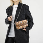 Sacs à bandoulière Design de couleur unie pour femmes chaîne de mode sacs à Main de téléphone portable Sac à bandoulière de mode Sac A Main femme