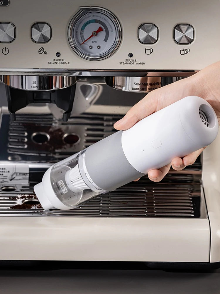 Aspirateur de poudre de café Bar nettoyeur de poussière de café Machine d'aspiration de poudre petite Machine d'aspiration de poudre de charge sans fil