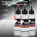 Huile de tondeuse à cheveux 60ml, huile de tondeuse à cheveux, lubrifiant pour rasoirs à barbe, huile de rasoir sans odeur, réduit la Friction, huile de barbier