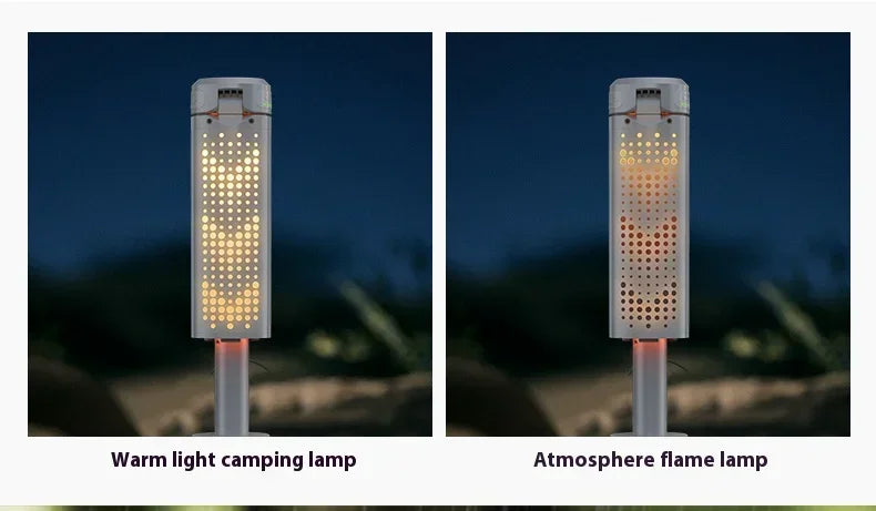 Lanterne de Camping télescopique 8000mAh, lampes de poche étanches rechargeables, lampe de Camping à intensité variable, lumière d'urgence pour Camping et randonnée